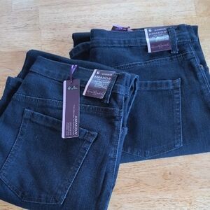 Gloria Vanderbilt Women's Dark Blue High Rise Jeans